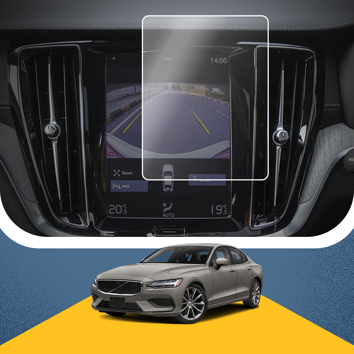 Volvo S60 [2020-Running] Screen Guard